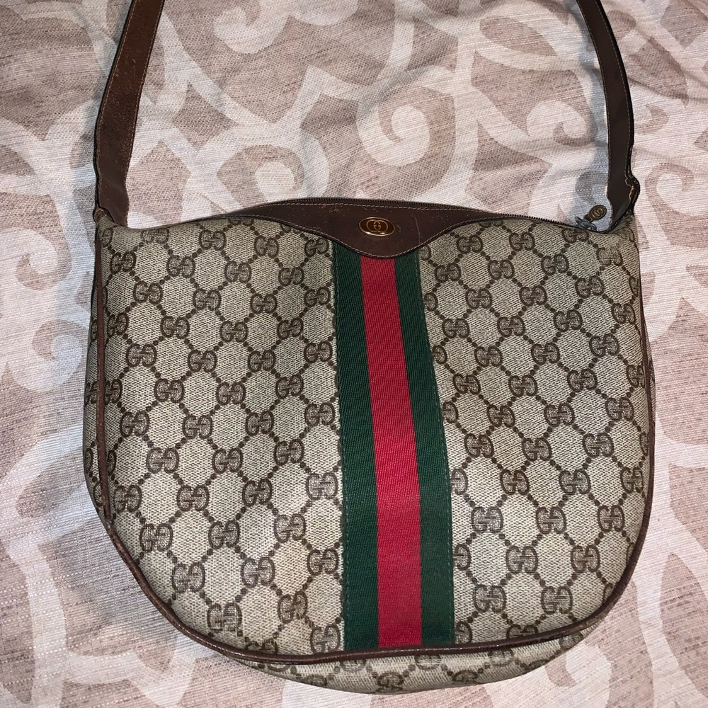 Gucci Brown GG Ophidia Shoulder Bag/Crossbody